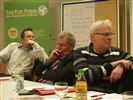 Eric Maas, Hans Wichmann und Werner Koch (v.l.n.r.) w�hrend der Jahrestagung des 
 Fair-Play-Forums