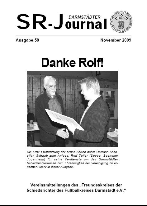 Darmstädter SR-Journal Ausgabe 58 November 2009