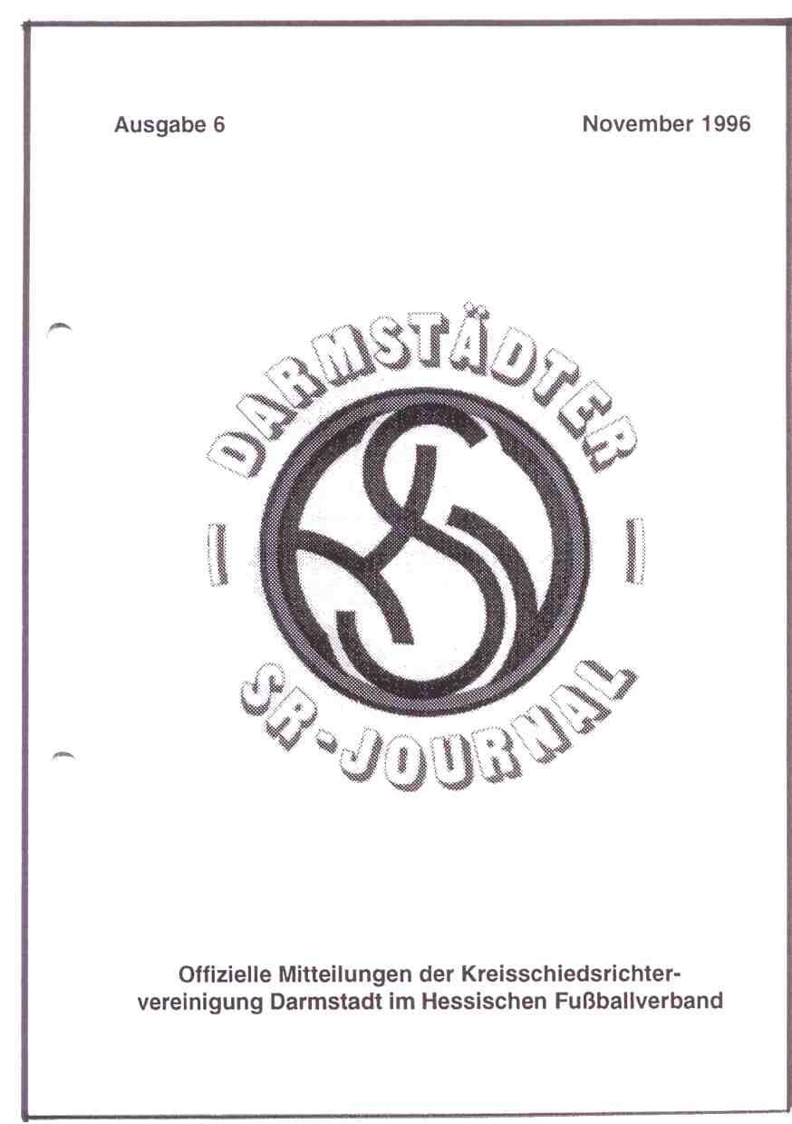 Darmstädter SR-Journal Ausgabe 6 November 1996